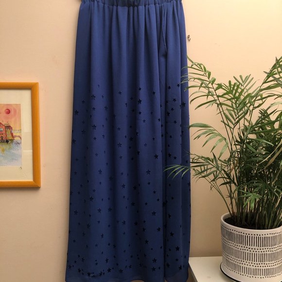 Blue maxi skirt - Picture 4 of 4